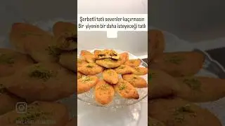 Bol şerbetli cevizli kalbura bastı tatlısı #keşfet #şerbetlitatlı