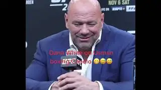 Dana White on Usman boxing Canelo