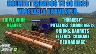 FS17 - Holmer Terrados T4 40 HR20 Vegetable Harvester 