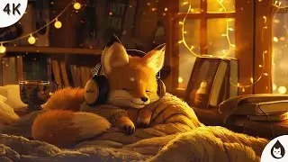 Keep Her Company 🦊 &ndash; Sleeping Fox + Lo-fi Vapor Loop (4K)