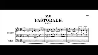 Bach: Pastorale, BWV 590, (Richter, Score)