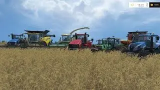 Farming Simulator 2015 Let's play карта Янова Долина ( Janova Valley ) Кооп работаем на ферме 12с
