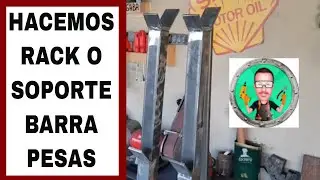 🏋️‍♂️Como hacer un rack para pesas💪