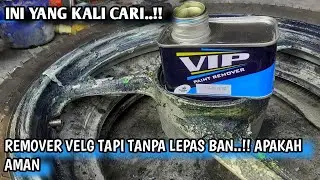 REMOVER VELG MOTOR TANPA LEPAS BAN..!! CARA IRIT REMOVER DAN AMAN
