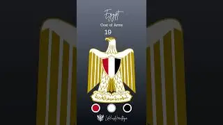 Eagle of Saladin on Egypt Coat of Arms Explained  #coatofarms #history #heraldry #facts #symbolism