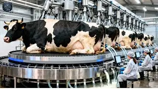 Inside a Giant Dairy Farm: How Milk Is Produced at Massive Industrial Scale