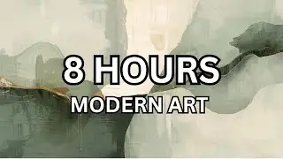 Sage Green & Beige Abstract Art &ndash; 8 Hours of Ambient TV Art | Estate Haus