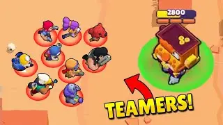 ГИГАНТ ГРИФФ ПРОТИВ ТИММЕЙТЫ смешные моменты бравл старс #1