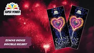 Wyjątkowe zimne ognie! NOWOŚĆ 2025! Double Heart