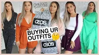 $670 ASOS Try On Haul 💩 BUYING STUFF YOU SENT ME.. help