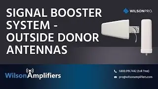 Cell Phone Amplifier Systems - Outside Donor Antennas