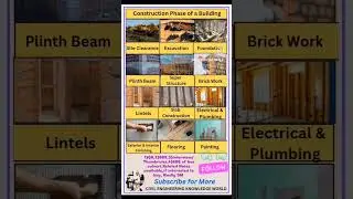 Construction Phase of Building #civil #civilconcepts #civilbasicknowledge