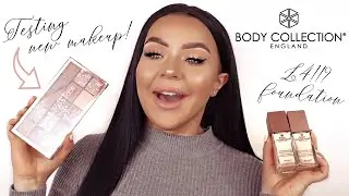 TESTING BODY COLLECTION MAKEUP!? *FULL FACE OF TESTING NEW DRUGSTORE MAKEUP!*