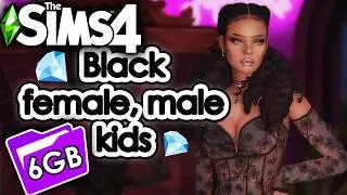 Sims 4 CC FOLDER: Urban skins, hairs female male kids CAS & Buy & Build Xmas Items objects furniture