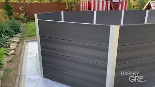 Basen kompozytowy GRE model KPCOV66 instalacja basenu - BasenyGre.pl