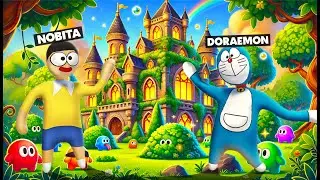 DORAEMON And NOBITA Did Fast Hide & Seek In Castle In HFF !!! 😲