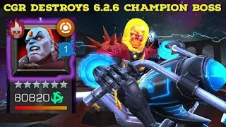 ACT 6.2.6 CHAMPION BOSS SOLO WITH COSMIC GHOST RIDER | MARVEL CONTEST OF CHAMPIONS |