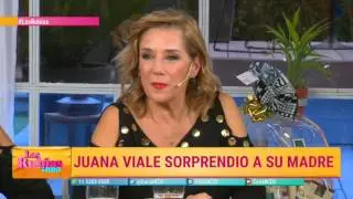 Juanita Viale sorprendió a Las Rubias