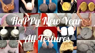🚀 20 Different Textures Almost All textures| Water Crumbling| Happy New Year 🎊| Satyfying ASMR EDIT 