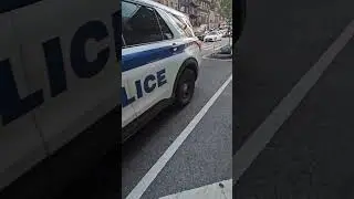 PAPD Ford Police Interceptor Seen Parked Near The 33rd Street PATH Station In Midtown, Manhattan, NY