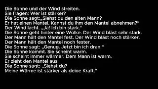A simple German A1 parable. | 