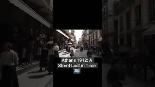 Athens 1912 POV:A Historical Walk Through Time #Athens1912 #GreeceHistory #VintageAthens #POVHistory