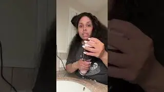 At home salon blow out for curly hair using the L&rsquo;ange Blow dryer brush from Tiktok Shop! #lange