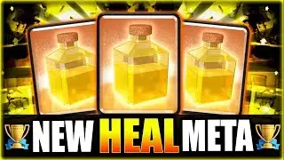 NEW HEAL SPELL IS INSANE!! THIS NEW META HEAL DECK DESTROYS!!