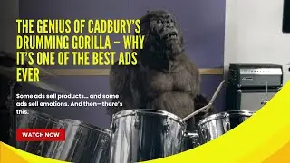 The Genius of Cadbury&rsquo;s Drumming Gorilla &ndash; Why It&rsquo;s One of the Best Ads Ever