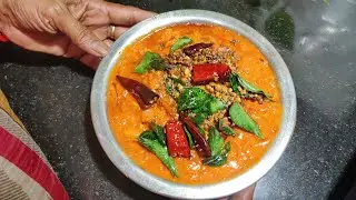 Dhosakaya chutney ||  South Indian traditional chutney made using yellow dosakaya