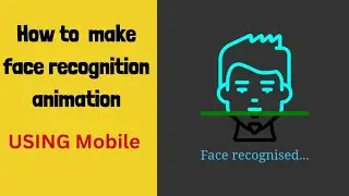 How to make face recognition animation [in mobile] #programming #htmlcss #coding #mobile