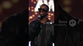 THE WHALEY MINI CARTOON P.DIDDY AT THE BET AWARDS IN 1995 AFTER THE DEPUTE WITH DEATH ROW RECORDS
