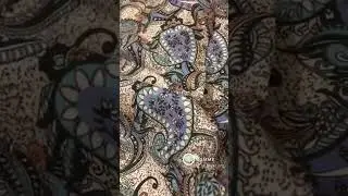 ШЕЛКОВОЕ ПОЛОТНО ПОЛОТНЯННОЕ ПЕРЕПЛЕТЕНИЕ С РОТАЦ.ПЕЧАТЬЮ - 100% SILK, 15 momme. #silkfabric #sewing
