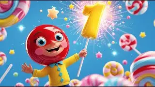 The Candy Counting Song | Fun Numbers & Candy Rhyme for Toddlers 🍬 | Baby Song & nursery rhymes
