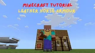 How to Make Leather Horse Armour ( Minecraft Tutorial)