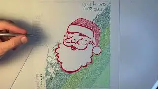 Xmas Santa - Art By Mark(er)