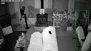 Spirit Orbs appear during EVP session at :36 second mark at wood pile July 8, 2025