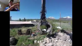 Excavator Tek:  Trevi Benne PMG 20 Demolition & Sorting Grapple Loading Boulders