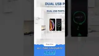 3-Pack Premium USB Wall Charger for Fast Charging - iPhone, Samsung, Android