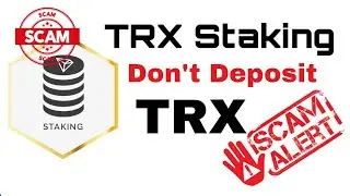 How to Withdrawal TRX Staking Problem Solved | TRX Staking Withdraw Problem | TRX Staking Scam