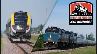 VIA Trains at Carlsbad Springs ON 2024-06-01