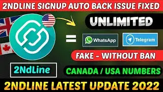2ndline signup auto back problem solution 2022|2ndline canada area code |create fake whatsapp