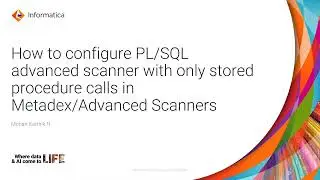 How to Configure PL/SQL Advanced Scanner with Stored Procedure Calls in Metadex/Advanced Scanners