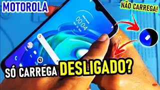 CELULAR MOTOROLA SÓ CARREGA DESLIGADO? Tente isso primeiro antes de levar no técnico!