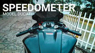 Review Speedometer Digital Model Ducati Di Vixion Old / R15v3