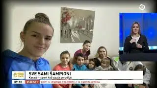 &Scaron;ampionska porodica: Kćerke prvakinje BiH u karateu