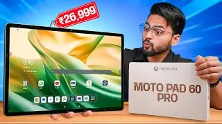 Moto Pad 60 Pro 🚀 | 3K 144Hz Display + Moto Pen Pro 🖊️ | Google TV 🤯 | Best Tab under 30000 ? 🤔