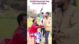 Aaj Mai banaunga vlog or hounga digital zero civic sense #comedy #funny #shorts #shortsfeed