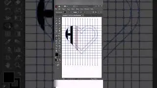 HMA Logo design illustrator #shorts