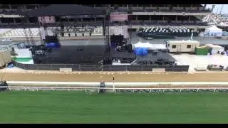 Grandstand Stage Del Mar Fairgrounds 4K Drone